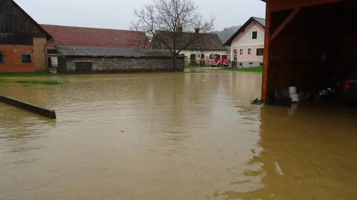 April 2018: An einem Donnerstagnachmittag entlud sich der Himmel über der Südoststeiermark. Eine Gewitterfront ließ über Teilen der Region auch Hagel niedergehen. Hagel und Starkregen sorgten vor allem im Raum Schwabau, Krusdorf (beide Gemeinde Straden), Trössing (Gemeinde Gnas) und Dietersdorf am Gnasbach (Gemeinde St. Peter am Ottersbach)  "für lokale Überflutungen".