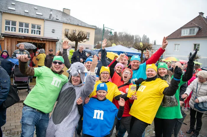 m&amp;m's in leichter Schieflage