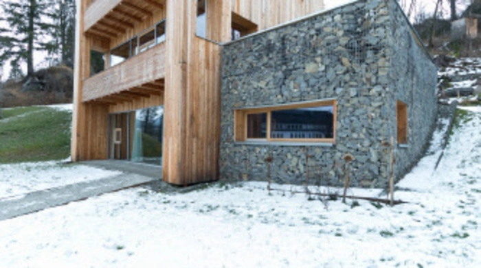 Vorbild für das Smart Wood House war ein Troadkasten...