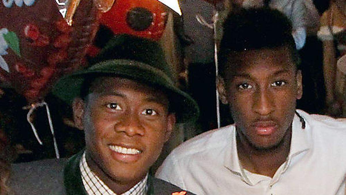 David Alaba (links) und Kingsley Coman