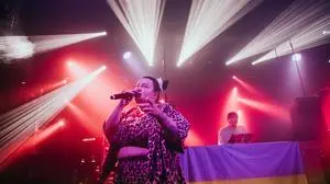 Die ukrainische Rapperin Alyona Alyona beim Auftritt Freitagnacht in der Postgarage