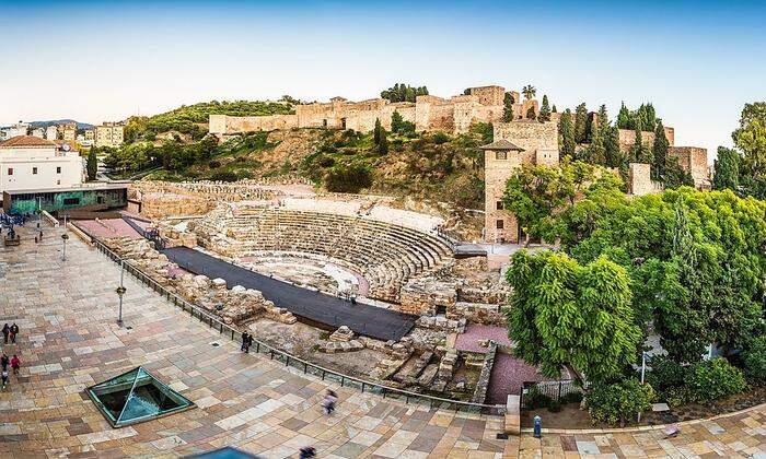 Die Festung Alcazaba und das Römische Theater
