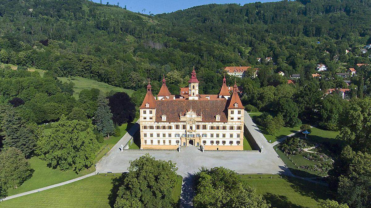 2025 stehen die Festivitäten zu &quot;400 Jahre barockes Schlossensemble&quot; beim Schloss Eggenberg am Programm - bis dahin soll das Schloss auf Vordermann gebracht werden