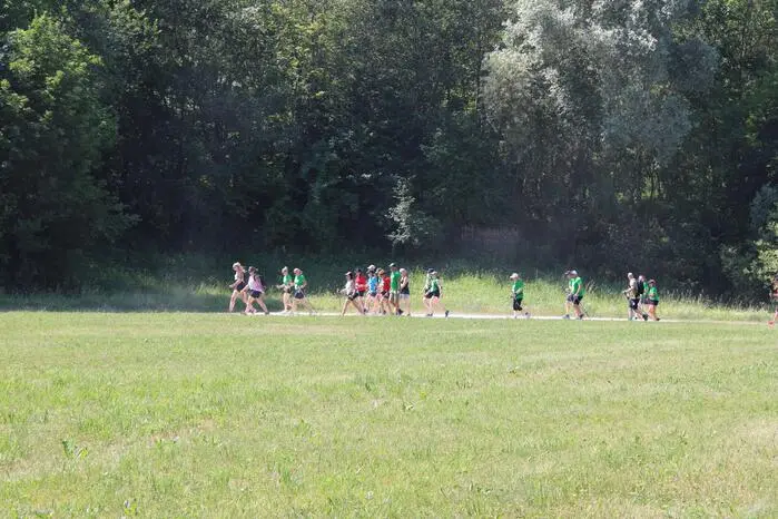 Der Familienlauf ging über 2,9 Kilometer, der Volkslauf bot eine Strecke über 7,3 Kilometer durch das malerische Gelände des ehemaligen Bergbaugebiets Oberdorf der GKB.