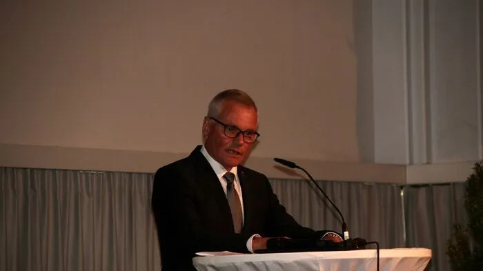 Obmann Hubert Schlagbauer begrüßte die Gäste.