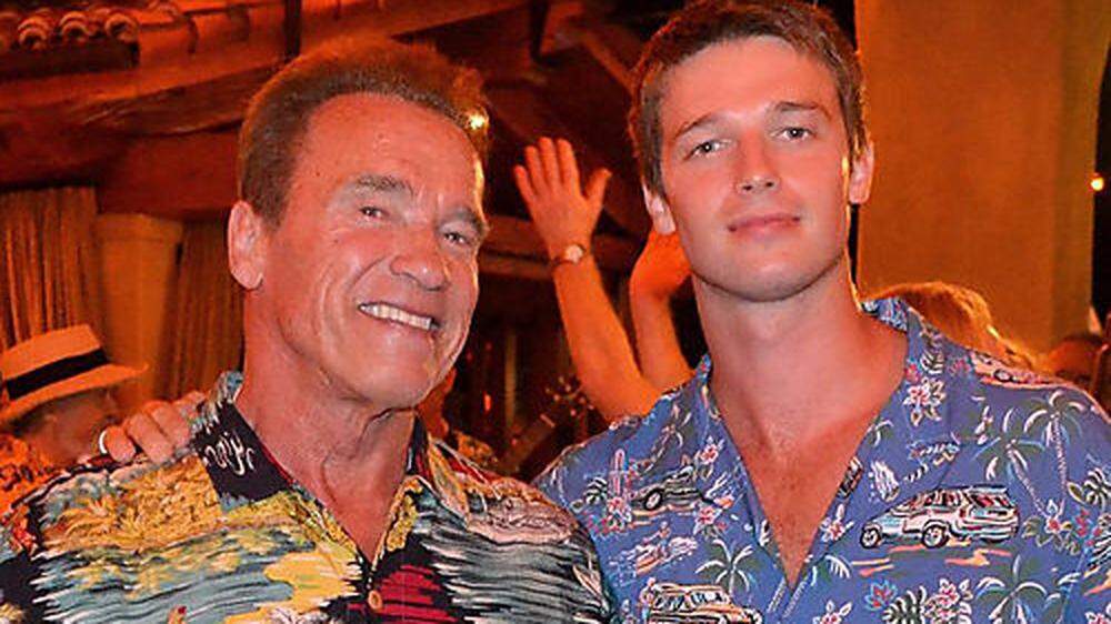 Arnold und Patrick Schwarzenegger bei Arnolds 70er-Party 