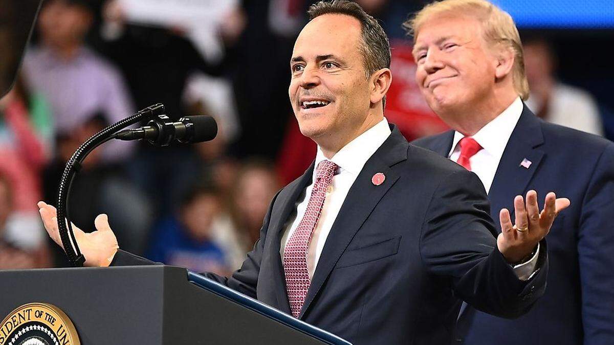 Trump mit Matt Bevin 