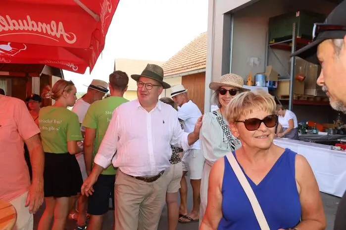 Das Interesse am Reisfest war groß,