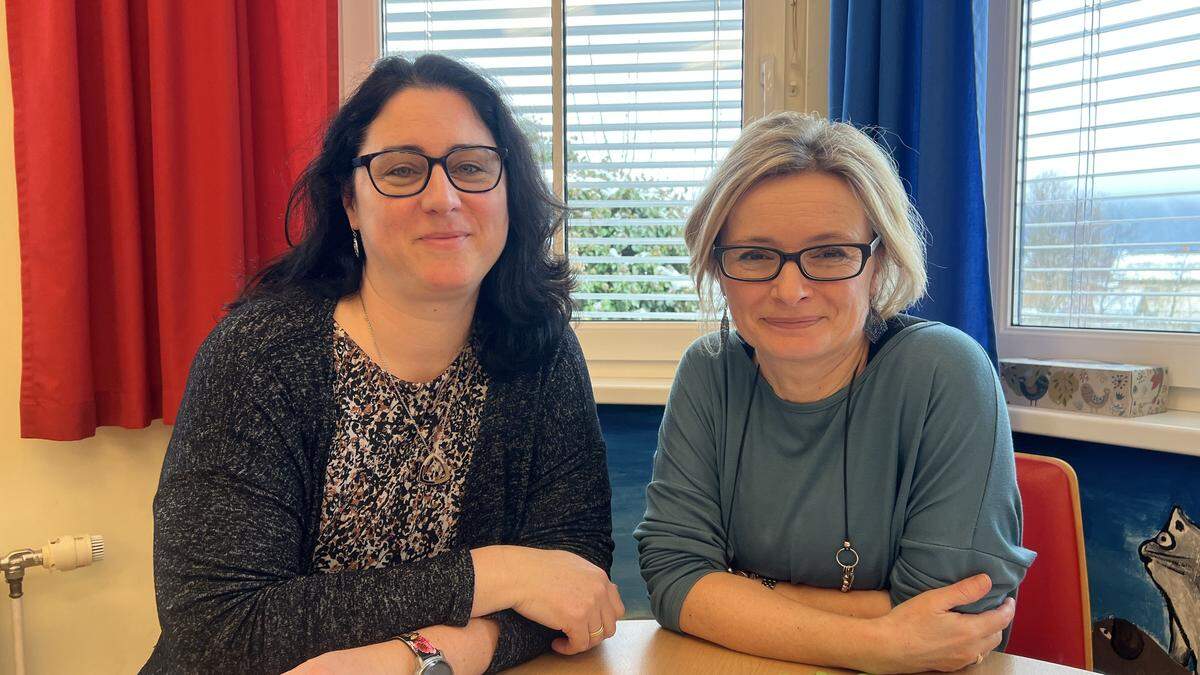 Sonja Dobrovits und Martina Pongruber vom Elternberatungszentrum des Bezirkes Leoben in Trofaiach, das auch fünf Außenstellen in Leoben, Leoben-Göss, Kalwang, St. Michael und Eisenerz betreibt