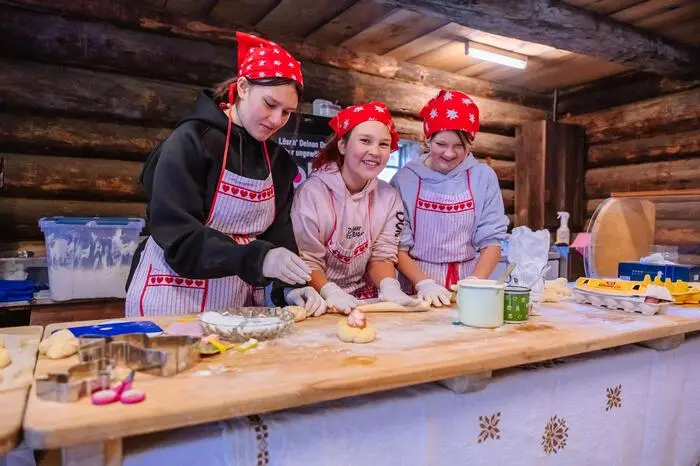 Auch traditionelles Backen ...