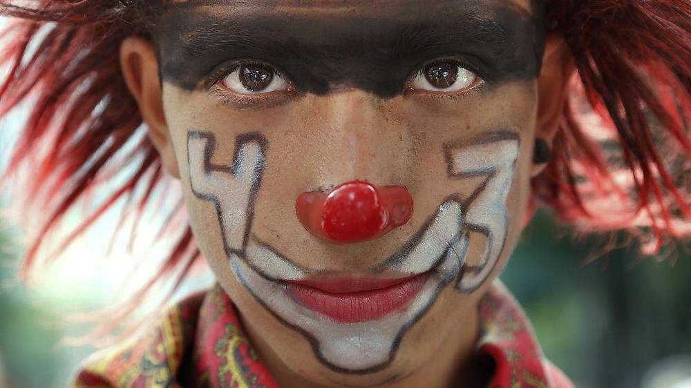 Verkleidete Clowns sind in Feldkirchen kein Einzelfall mehr 