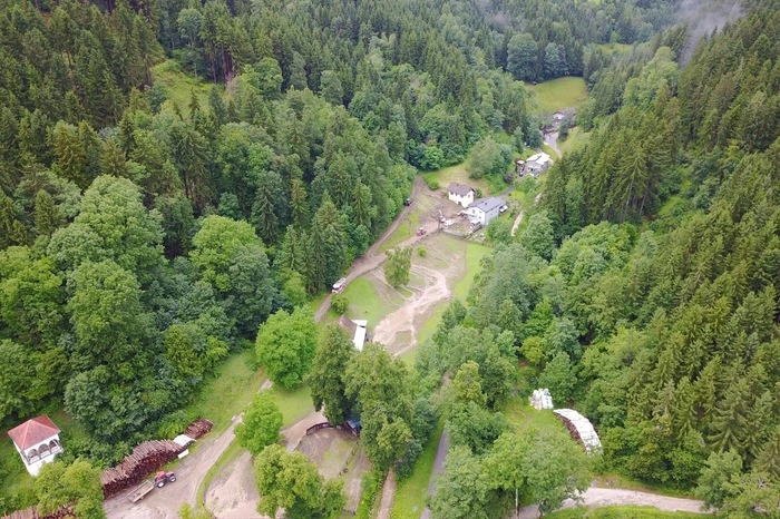 Murenabgang im Stiftergraben