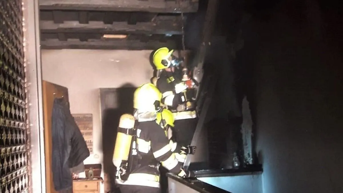 Die Feuerwehr war zwei Stunden lang im Einsatz