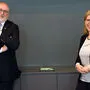 ÖBB-Chef Andreas Matthä und Umweltministerin Leonore Gewessler