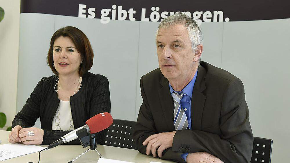 KWF-Chefs Sandra Venus und Erhard Juritsch