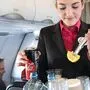 Getränke-Service hoch über den Wolken ist nicht immer einfach