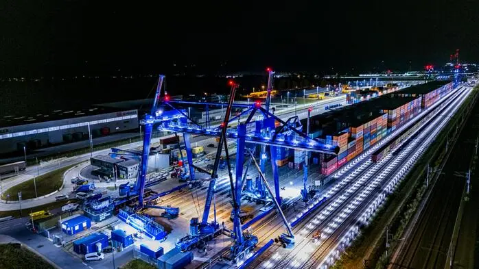 Der sechste Portalkran im Cargo Terminal Graz geht im November in Betrieb