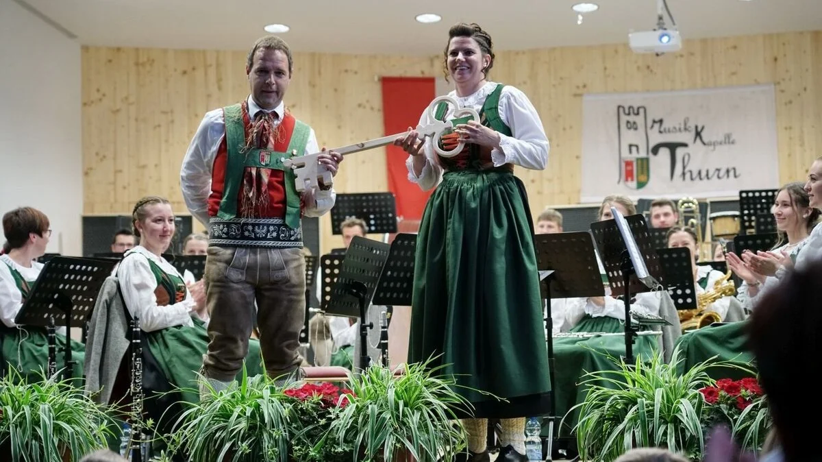 Johannes Nemmert hat die Geschicke der Musikkapelle heuer in weibliche Hände übergeben