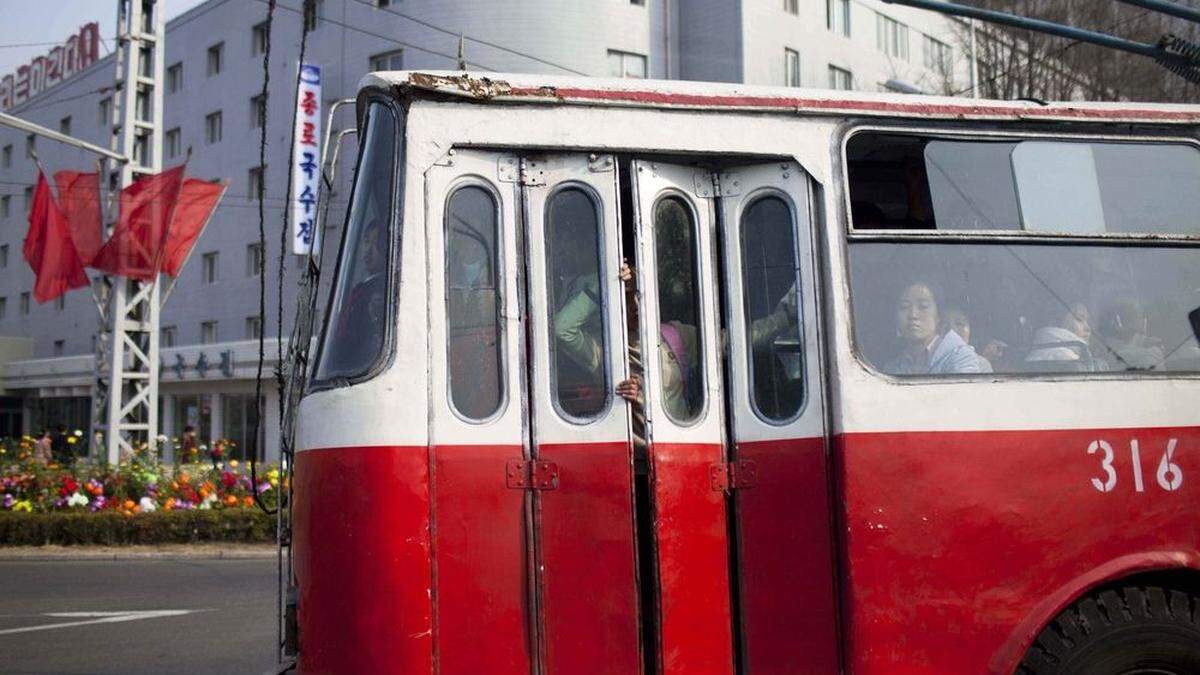 Archivbild: In Nordkoreas Hauptstadt Pjöngjang ist ein australischer Student verschwunden, der Stadtführungen für Ausländer organisiert