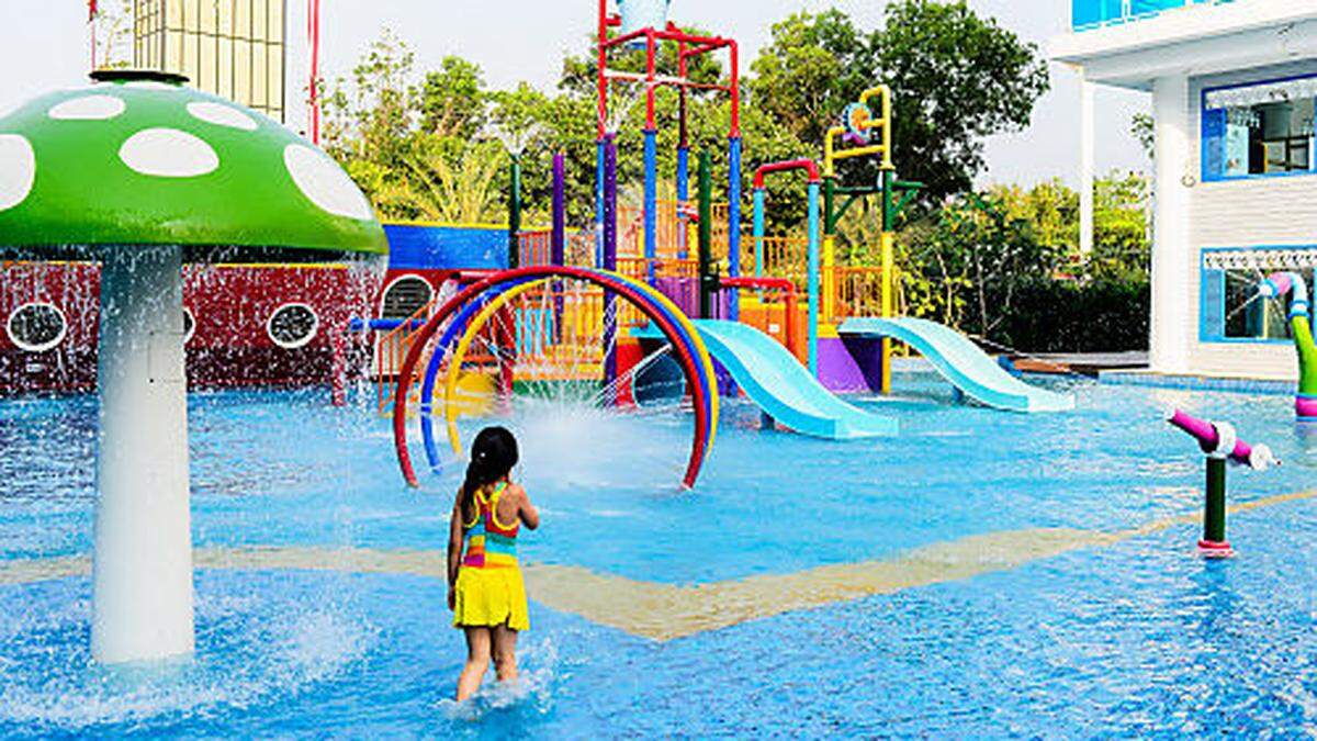 Ähnlich könnte der Wasserspielplatz gestaltet werden (Symbolfoto)