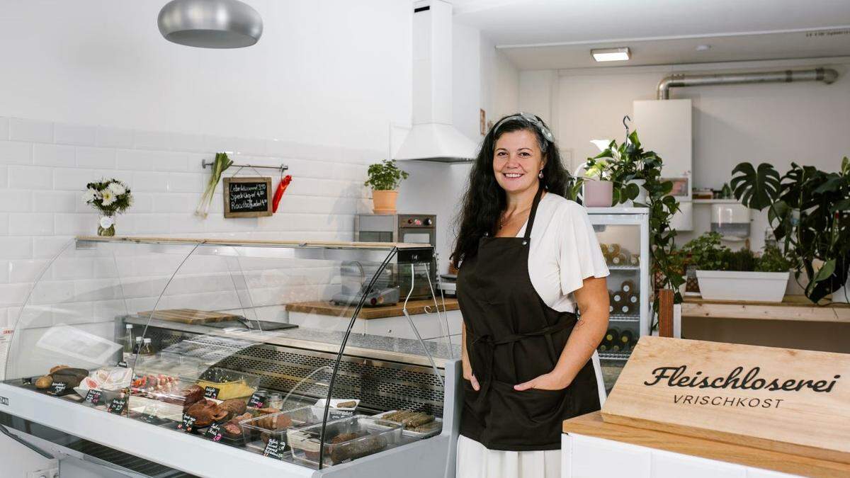 Hier, in der Wiener Josefstadt, stellt Silke Bernhardt ihre fleischlosen Produkte her.