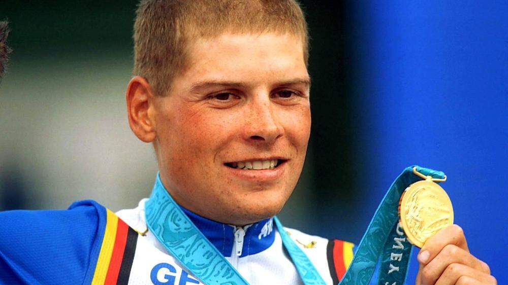 Jan Ullrich mit Olympiagold im Jahr 2000