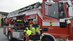 Wolfgnag Regenfelder, seit 40 Jahren im Dienst der Feuerwehr