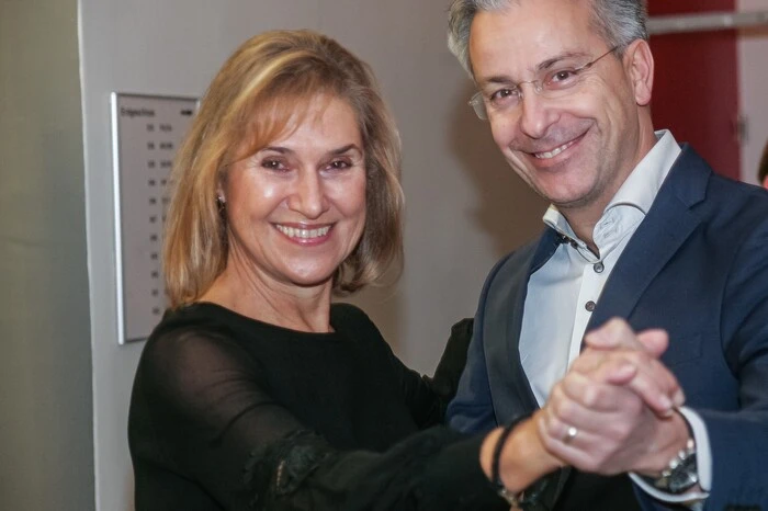 ... Sozialamts-Leiterin Andrea Fink und ÖVP-Stadtrat Kurt Hohensinner ...