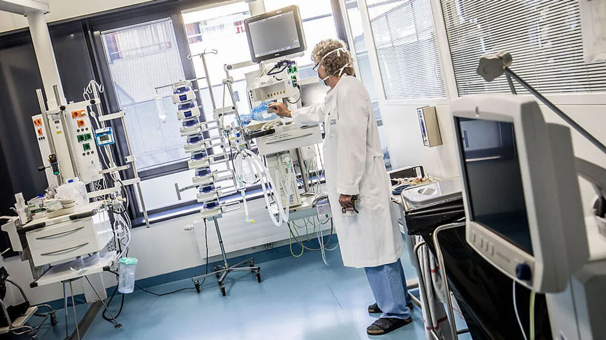 15 Erkrankte werden stationär betreut. Derzeit befindet sich kein Coronapatient auf der Intensivstation (Archivfoto)