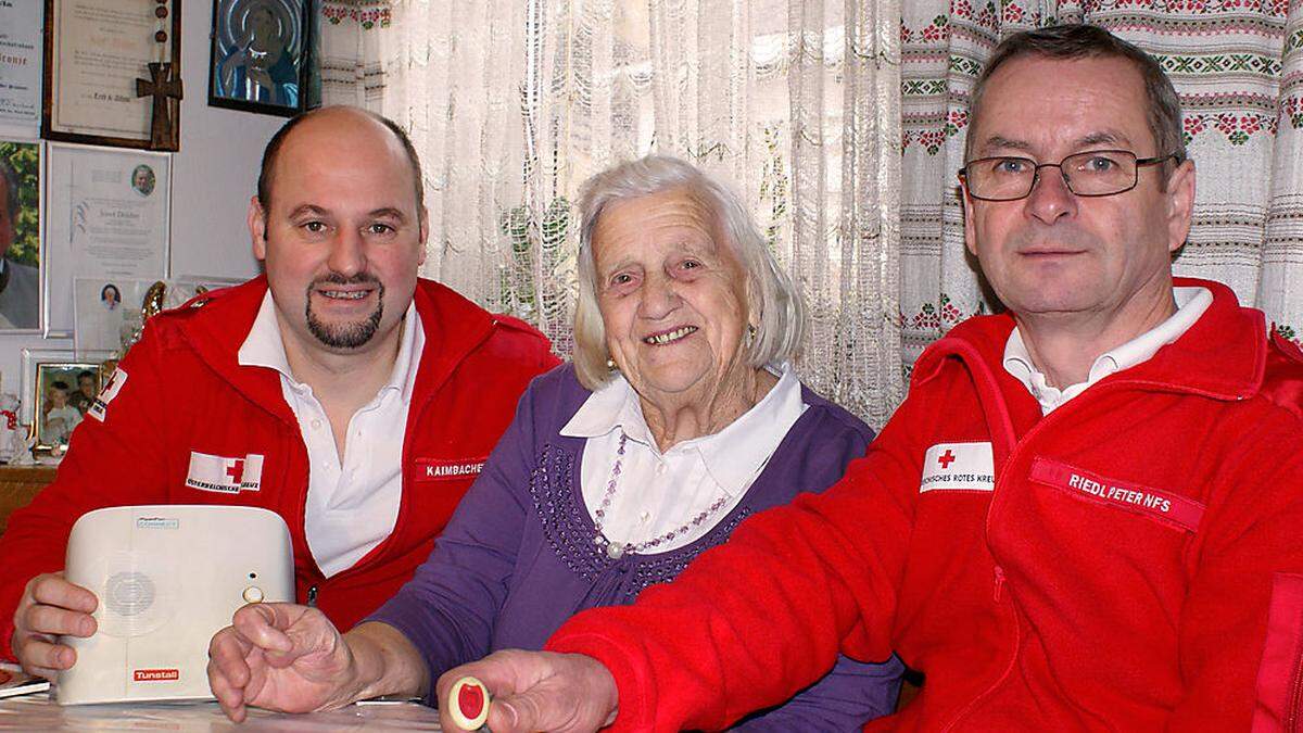 Martin Kaimbacher, Maria Dölder und Peter Riedl