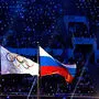 Die olympische und die russische Fahne nebeneinander: Ein Bild, was man so innerhalb der nächsten zwei Jahre nicht zu sehen bekommen wird.
