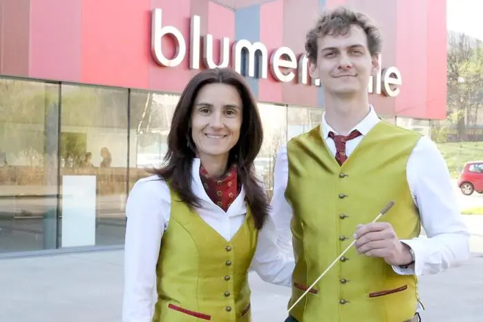 Anlässlich des runden Jubiläums lud der Klangkörper unter Obfrau Nicole Jantschgi und Kapellmeister Filip Majcen (Foto) am Samstagabend zum Festkonzert.