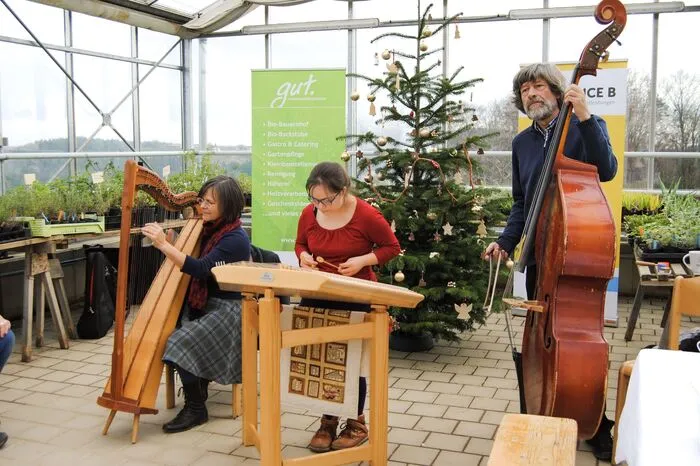 Wie in den vergangenen Jahren sorgte Familie Zenz mit ihrer Hausmusik auch heuer wieder für tolle Stimmung im weihnachtlich geschmückten Glashaus.