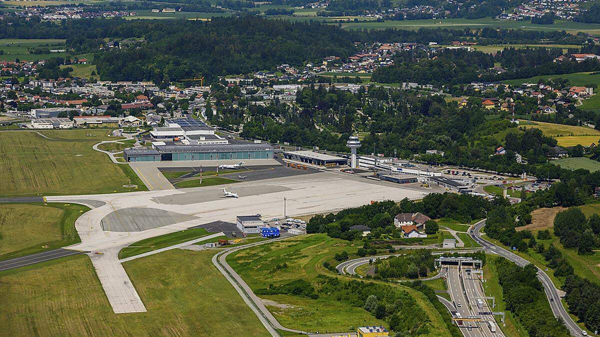 Auf den Grundstücken des Klagenfurter Flughafens soll gebaut werden