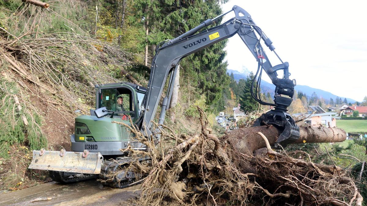 55 Katastrophenhilfe-Spezialisten des Villacher Pionierbataillon 1 unterstützen ab sofort die steirische Katastrophenhilfe in der Steiermark