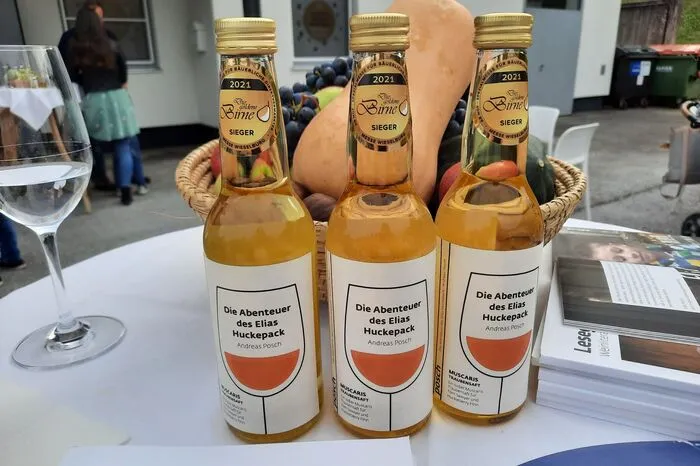 Dieser Muscanis Traubensaft ist die Vorlage für "Traubi".