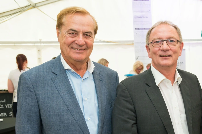 Unternehmer  Rudi Roth, VP-Landesgeschäftsführer Detlev Eisel-Eiselsberg