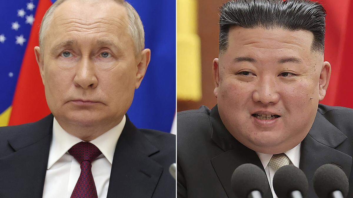 Kim Jong-un und Putin 