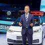 VW-Chef Diess bei der Präsentation des ID.3. Ford will die selbe Plattform für seine E-Autos nutzen.