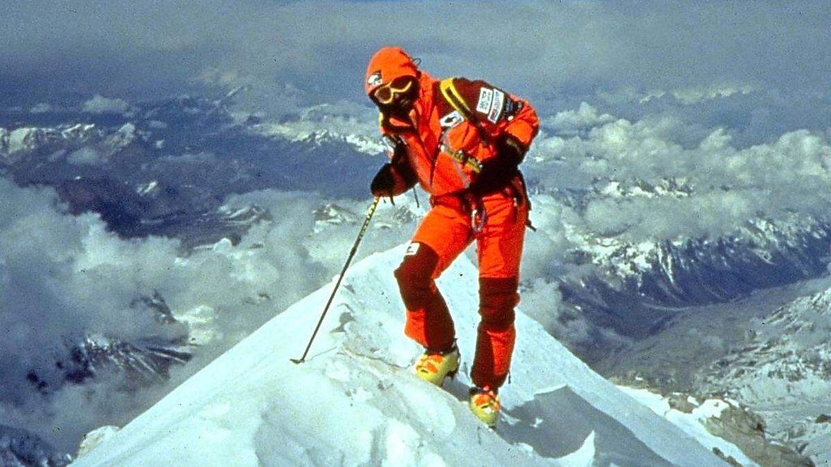 Hans Kammerlander auf dem K2