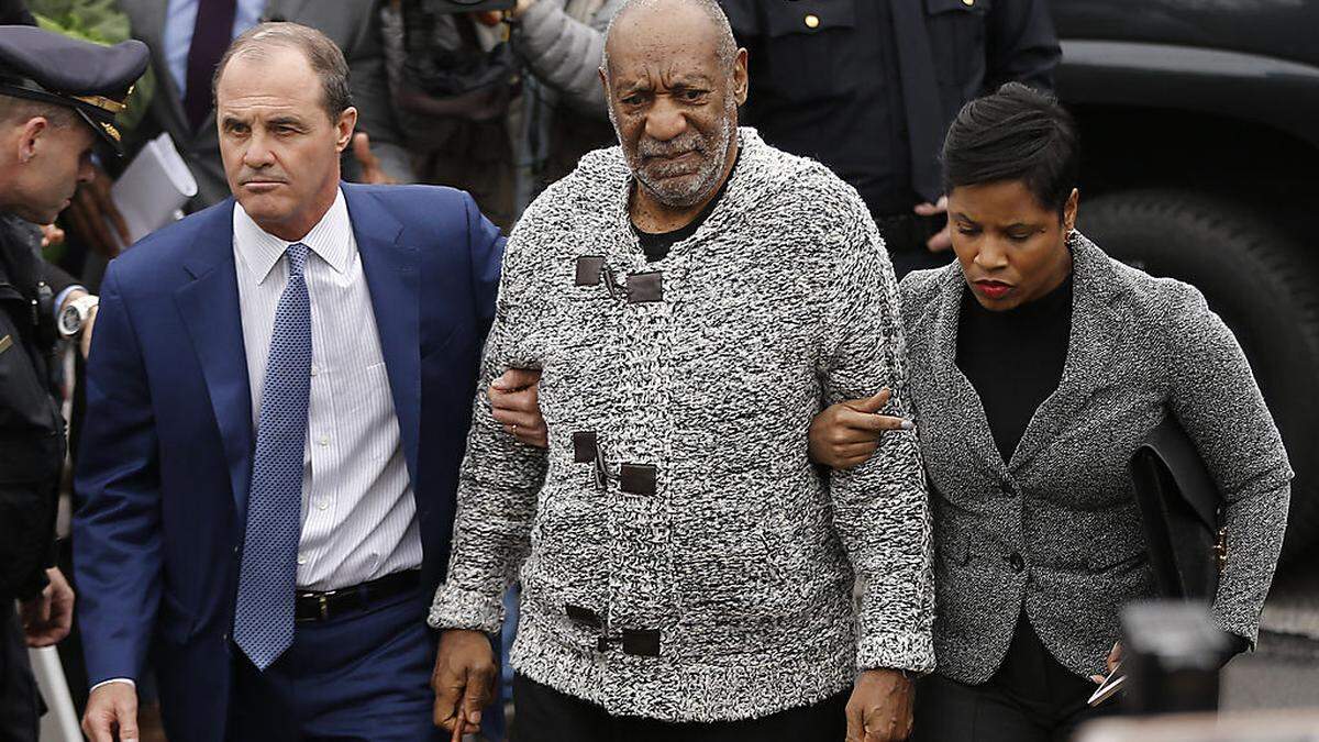 Bill Cosby mit Anwälten Monique Pressley, Brian McMonagle