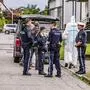 Die Polizei war am Mittwoch mit einem Großaufgebot im Kalmusweg