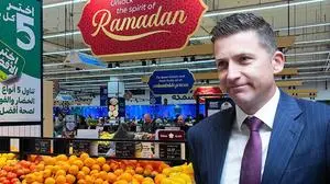 Manager Günther Helm in der „Mall of the Emirates“