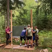Die Landjugend Preitenegg errichtete eine Schautafel