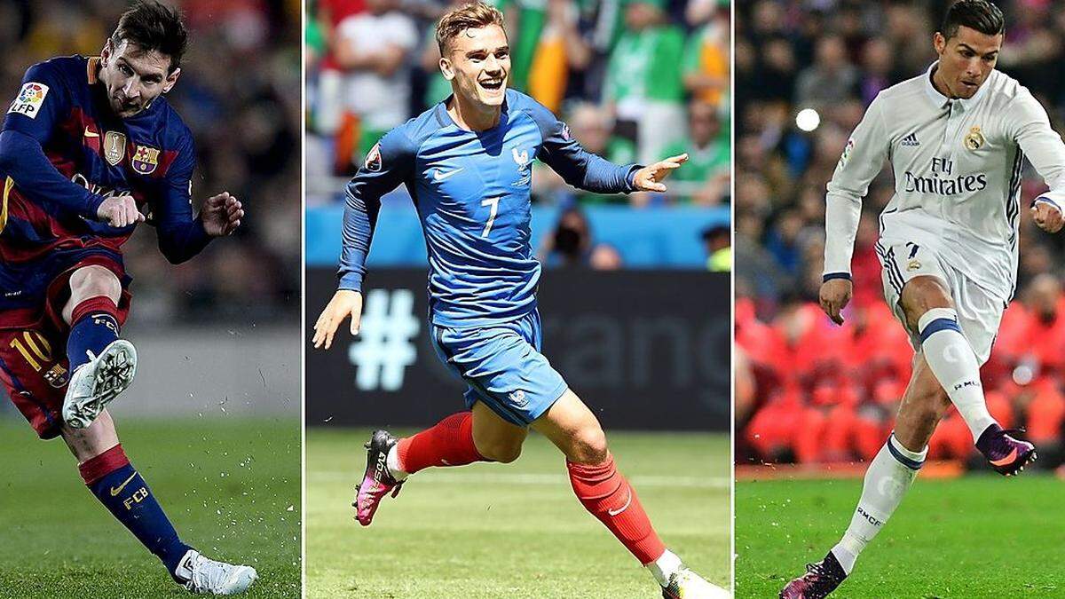 Messi, Griezmann oder Ronaldo?