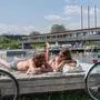 Der Stadtstrand in Graz: Die Meinungen unserer Leser zum Schwimmen in der Mur sind gespalten