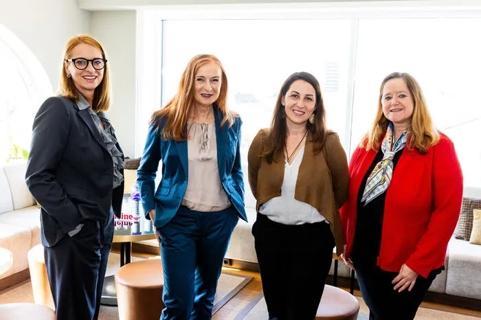 Kleine Zeitung-Geschäftsführerin Xenia Daum, Monika Kanatschnig (Hill international), Nadja Karner-Waiguny (Kleine Zeitung), Susanne Laggner-Primosch (Rechtsanwaltskammer)