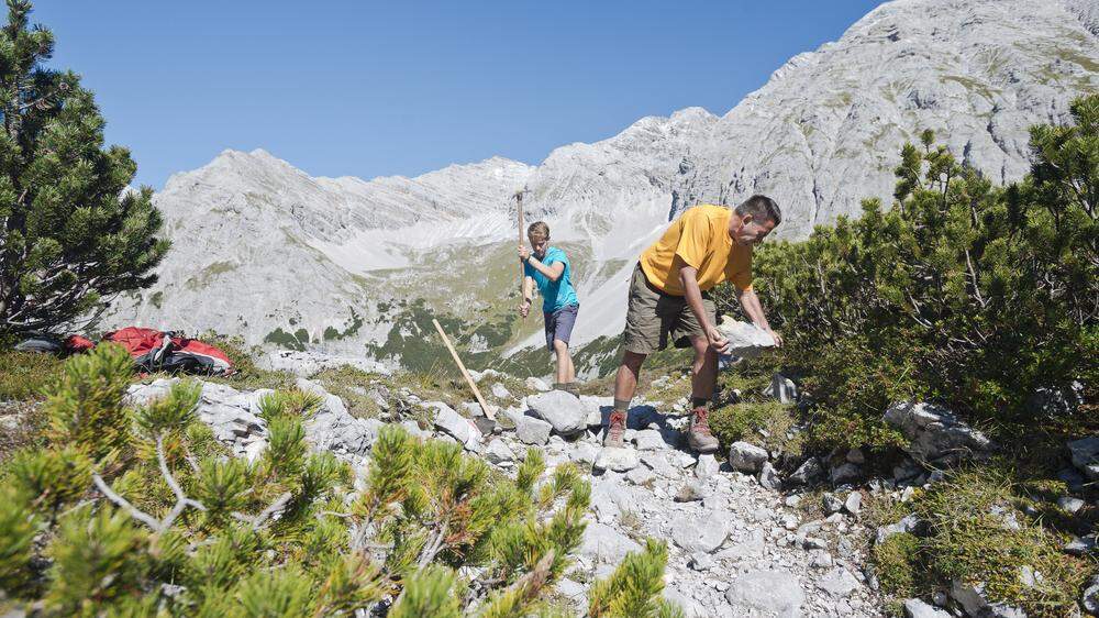 Wegewarte haben in den Alpen immer mehr zu tun: Schuld ist die Klimakrise