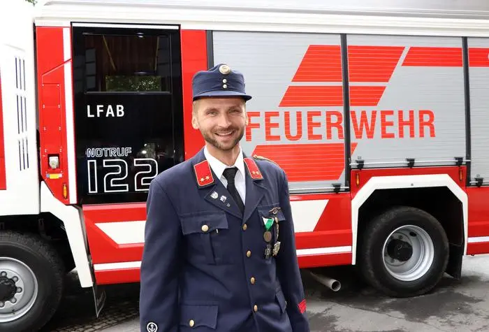 Andreas Augustin ist schon mehr als sein halbes Leben lang bei der Feuerwehr