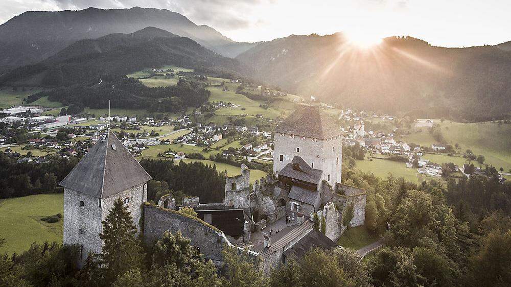 Seit jeher Austragungsort des Festivals St. Gallen: Die Burg Gallenstein